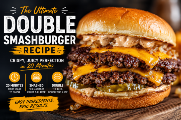 The Ultimate Double Smashburger Recipe – Crispy, Juicy Perfection in 20 Minutes