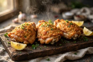 Crispy Air Fryer Chicken Thighs (Juicy Inside, Golden Outside)