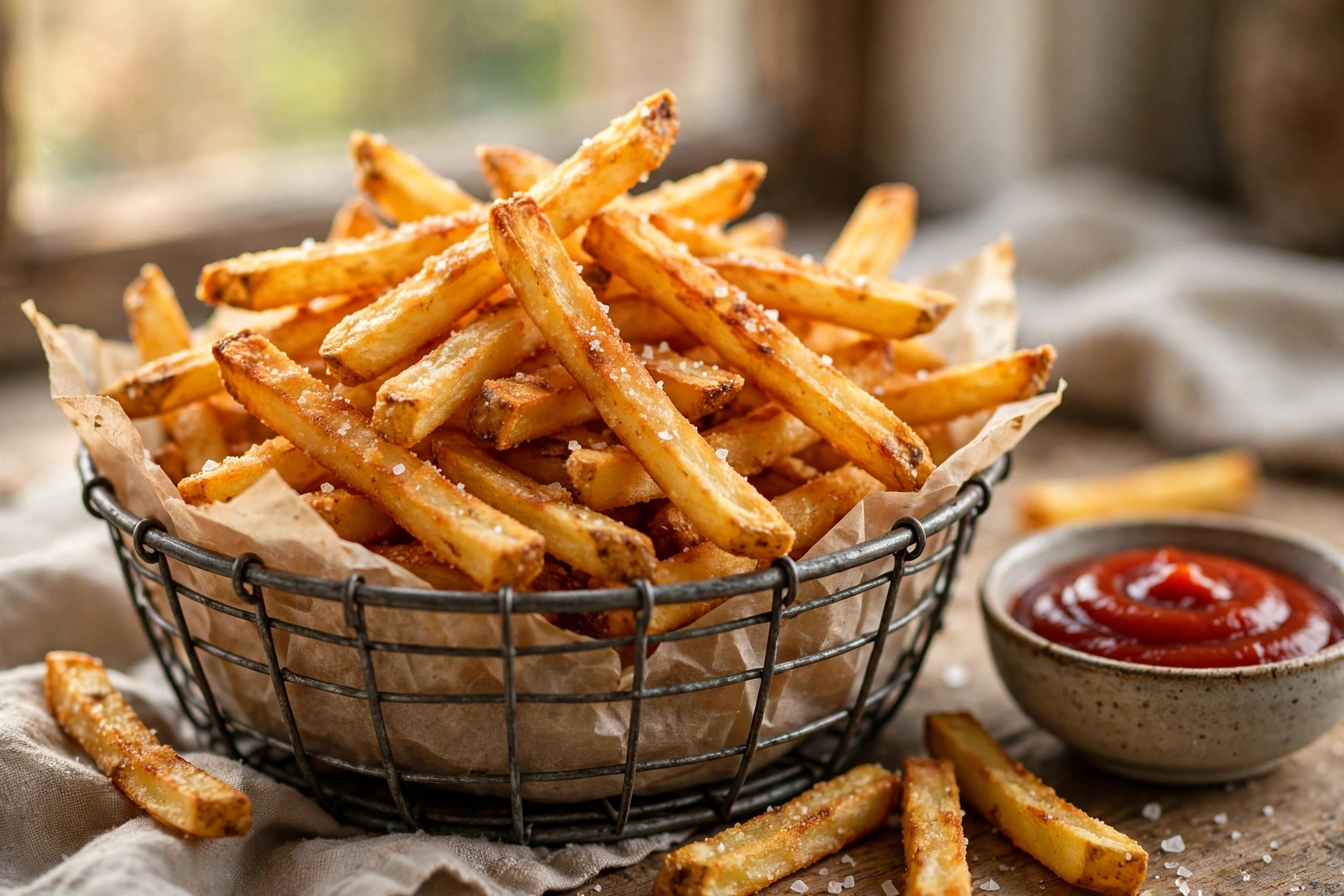 Crispy Air Fryer French Fries (Homemade, Golden, Perfect)