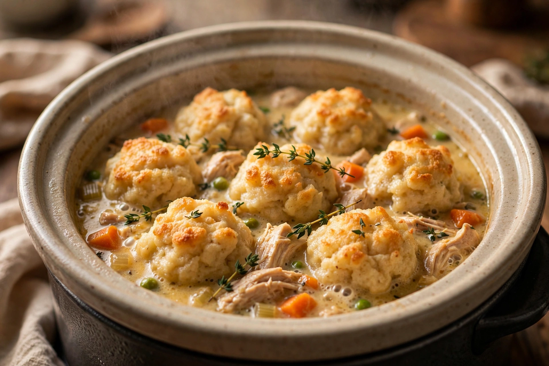 Slow Cooker Chicken and Dumplings