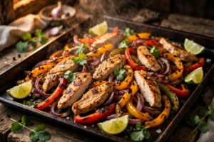 Sheet Pan Chicken Fajitas