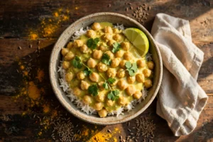 Easy Vegan Chickpea Curry with Coconut Milk