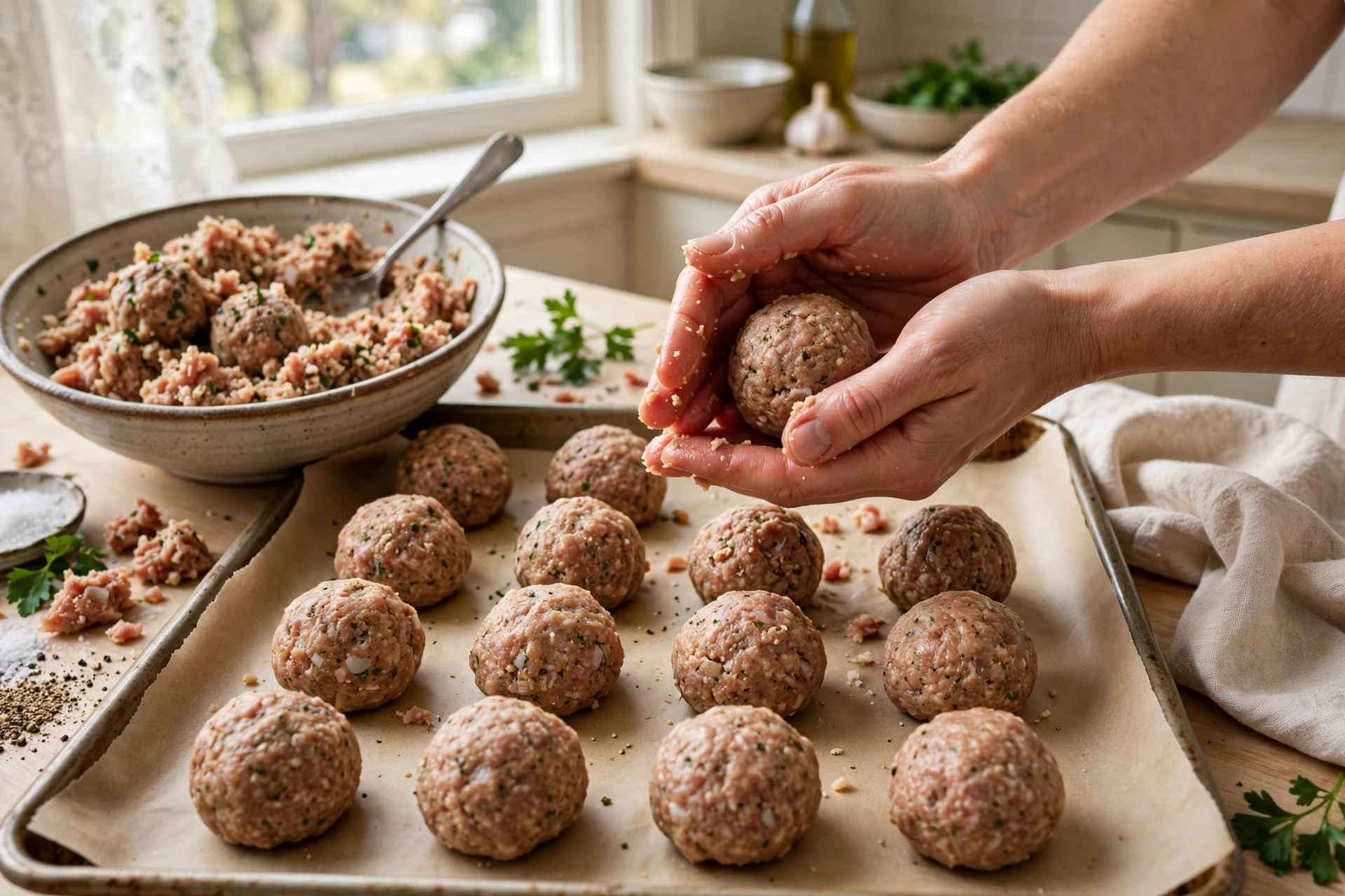 Healthy Baked Turkey Meatballs (Juicy & Easy)